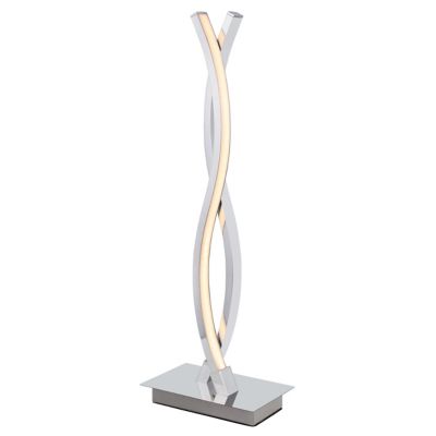Lampe à poser Alani 2 LED intégrée argent