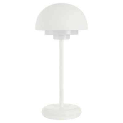 Lampe à poser Astrapia LED tactile blanc IP44 Ø13.7 x H.29.8 cm 1.8W GoodHome