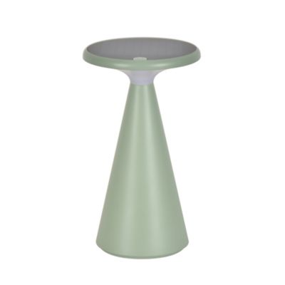 Lampe à poser au sol d'extérieur solaire rechargeable Belem LED intégrée vert 1.6W Corep