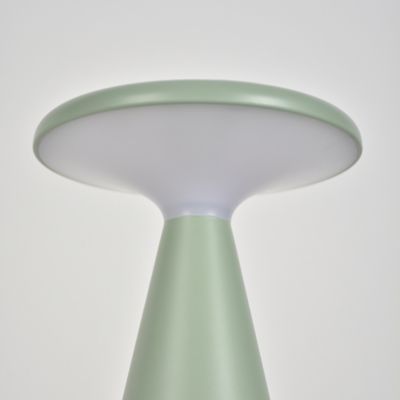Lampe à poser au sol d'extérieur solaire rechargeable Belem LED intégrée vert 1.6W Corep