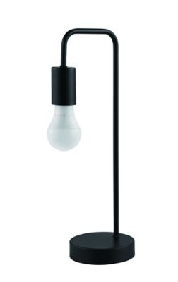 Lampe à poser Belsiana métal noir E27