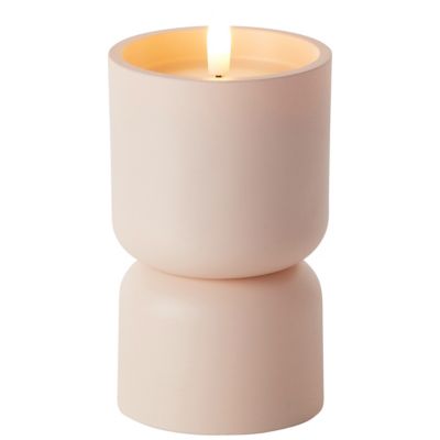 Lampe à poser bougie LED Lovere beige IP44 H.14cm Brilliant