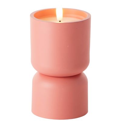 Lampe à poser bougie LED Lovere terracotta IP44 H.14cm Brilliant