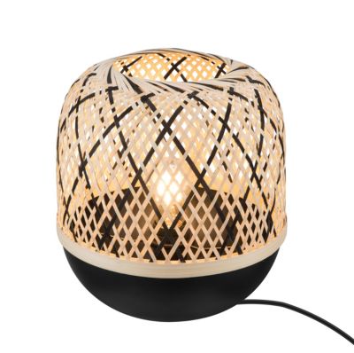 Lampe à poser Brackley noir ⌀25 x H.26cm E27 15W IP20 GoodHome