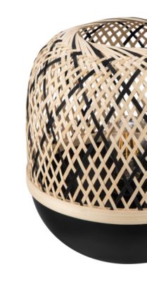 Lampe à poser Brackley noir ⌀25 x H.26cm E27 15W IP20 GoodHome