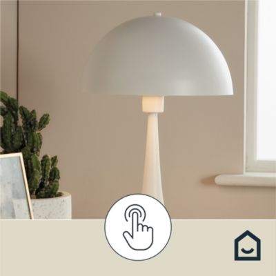 Lampe à poser Buzzell E27 IP20 blanc