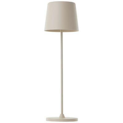 Lampe à poser d'extérieur LED integrée rechargeable USB Kaami beige IP44 2W 310lm Brilliant