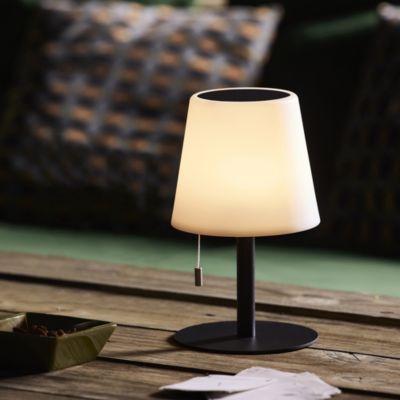 Lampe à poser d'extérieur solaire LED intégrée RGB dimmable 2W Corep