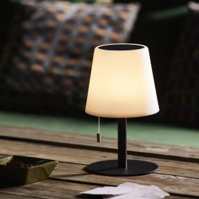 Lampe à poser d'extérieur solaire LED intégrée RGB dimmable 2W Corep