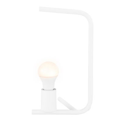 Lampe à poser Darrah E27 IP20 blanc