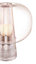 Lampe à poser Delmez E27 IP20 transparent