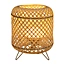 Lampe à poser en bambou sans fil Rodas IP54 900lm l.37 x H.27 cm