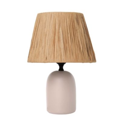 Lampe De Table Markslöjd En Céramique Blanche Avec Oiseaux, 31 Cm