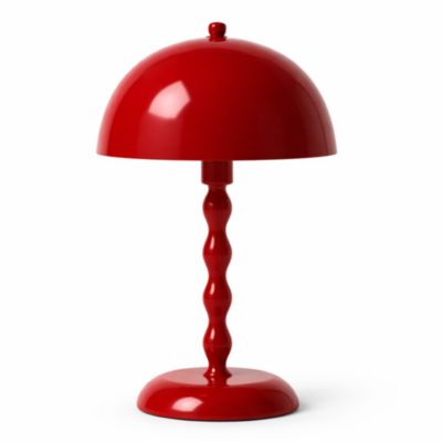 Lampe à poser en métal rouge H. 40 cm Exagone