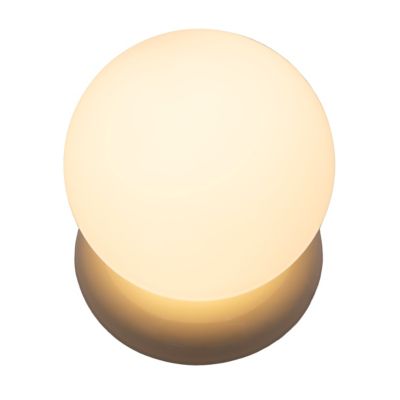 Lampe à poser en verre et céramique blanc cassé Ø15 cm G9 3 W Jumell Dono