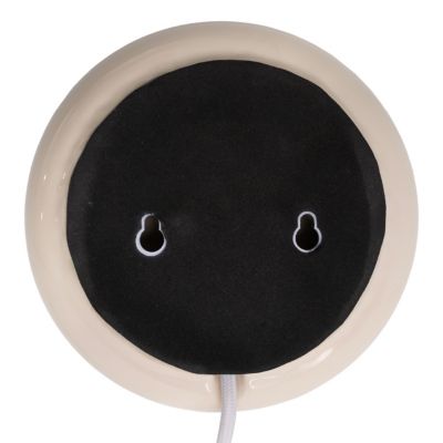 Lampe à poser en verre et céramique blanc cassé Ø15 cm G9 3 W Jumell Dono