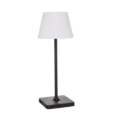 Lampe à poser extérieur Atmosphera IP44 2000W H.39 cm blanc