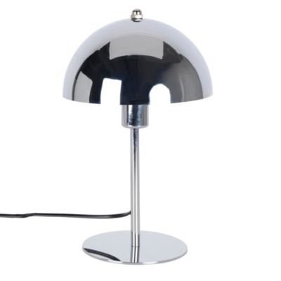 Lampe à poser Icone E14 IP20 15W ∅18,5 x H.30cm Corep argent | Castorama