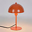 Lampe à poser Icone E14 IP20 15W 18,5 x H.30cm Corep orange mandarine