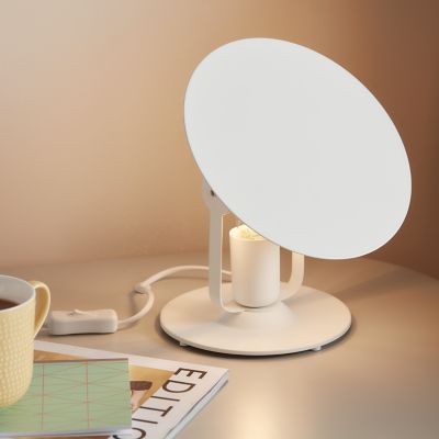 Lampe à poser Kiranat E27 IP20 blanc