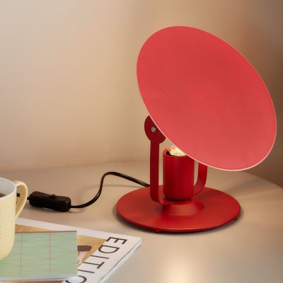Lampe à poser Kiranat E27 IP20 rouge