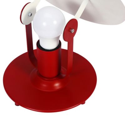 Lampe à poser Kiranat E27 IP20 rouge