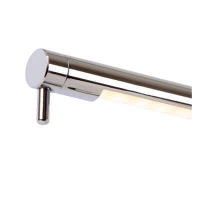 Lampe à poser LED dimmable Madison tube aluminium chromé IP20 250lm H.33cm Lucide