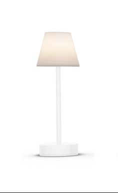 Lampe à poser LED Lola slim blanc H.30cm IP44 160lm Newgarden