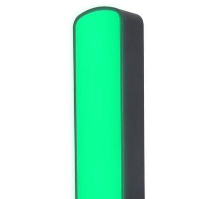 Lampe à poser LED RGB Bawtry 2,5W GoodHome l.9 x H.28 cm noir dimmable