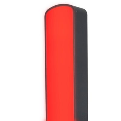 Lampe à poser LED RGB Bawtry 2,5W GoodHome l.9 x H.28 cm noir dimmable