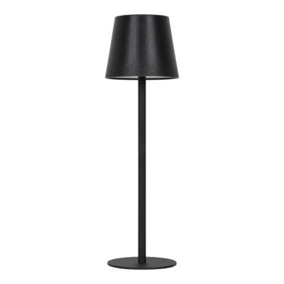 Lampe à poser LED tactile noir IP44 Ø11 x H.36 cm 5W GoodHome Quelea