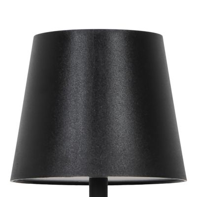 Lampe à poser LED tactile noir IP44 Ø11 x H.36 cm 5W GoodHome Quelea