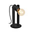 Lampe à poser Plimsoll 40W IP20 acier et bois Eglo L.10,5 x H.25,5 cm