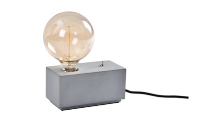 Lampe à poser Qausuit E27 IP 20 gris