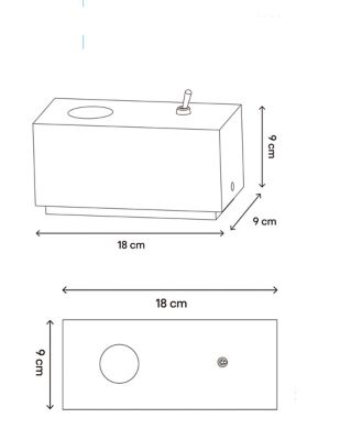 Lampe à poser Qausuit rectangulaire E27 IP20