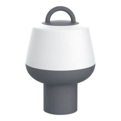 Lampe à poser rechargeable LED extérieure grise 2,5 W 250 lm USB IP54, GoodHome Kisatchie