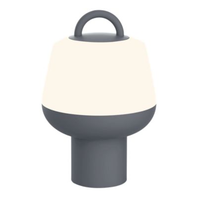 Lampe à poser rechargeable LED extérieure grise 2,5 W 250 lm USB IP54, GoodHome Kisatchie