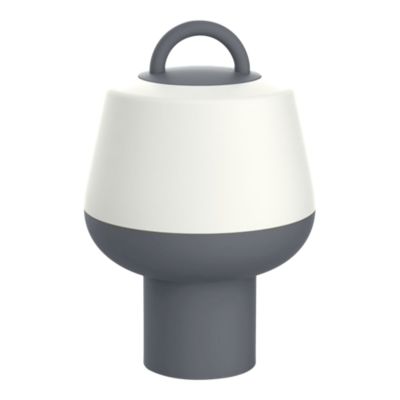 Lampe à poser rechargeable LED extérieure grise 2,5 W 250 lm USB IP54, GoodHome Kisatchie