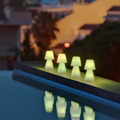 Lampe à poser rechargeable LED intégrée RGB 18lm 1W IP43 New Garden, Lola