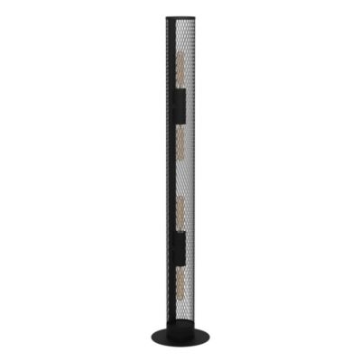 Lampe à poser Redcliff 40W IP20 acier noir Eglo L.135,5 x H.12 cm