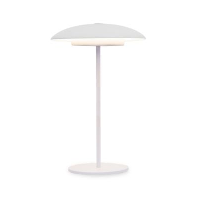 Lampe à poser réglable, rechargeable Sardina 30 métal blanc dimmable IP44 2W Newgarden