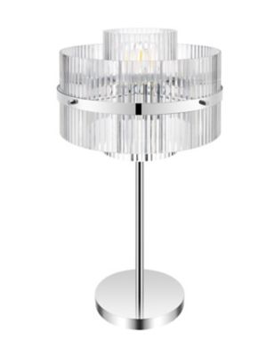 Lampe à poser Rhyolit argent E274 IP20 GoodHome