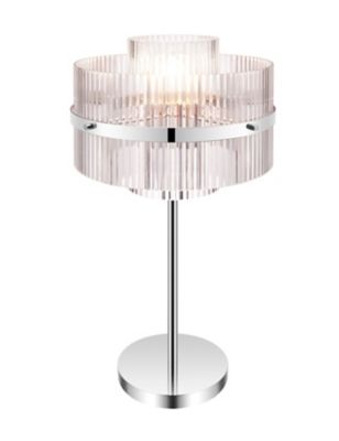 Lampe à poser Rhyolit argent E274 IP20 GoodHome