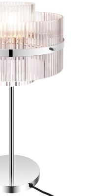 Lampe à poser Rhyolit argent E274 IP20 GoodHome