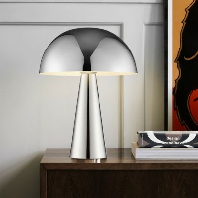 Lampe à poser Sigrun métal chromé E14 IP20 H.33cm Brilliant