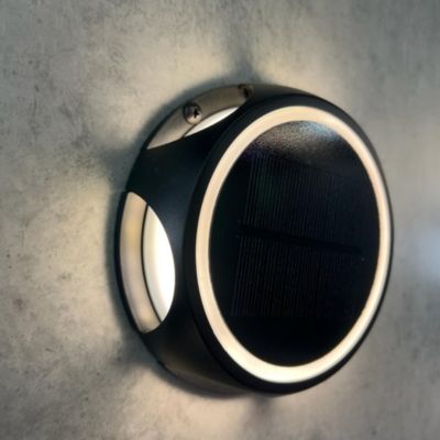 Lampe à poser solaire LED intégré IP65 blanc neutre Lumihome