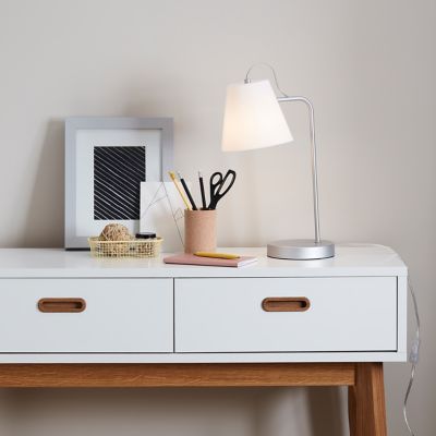 Lampe à poser Syenite E27 IP20 blanc