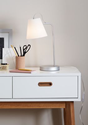 Lampe à poser Syenite E27 IP20 blanc