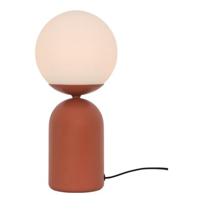 Lampe à poser terracotta Ø15 x H.32 cm 10W GoodHome Carterton