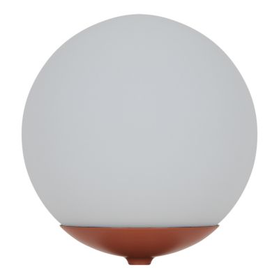 Lampe à poser terracotta Ø15 x H.32 cm 10W GoodHome Carterton